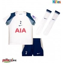 Camiseta Tottenham Hotspur Destiny Udogie #13 Primera Equipación para niños 2025-26 manga corta (+ pantalones cortos)